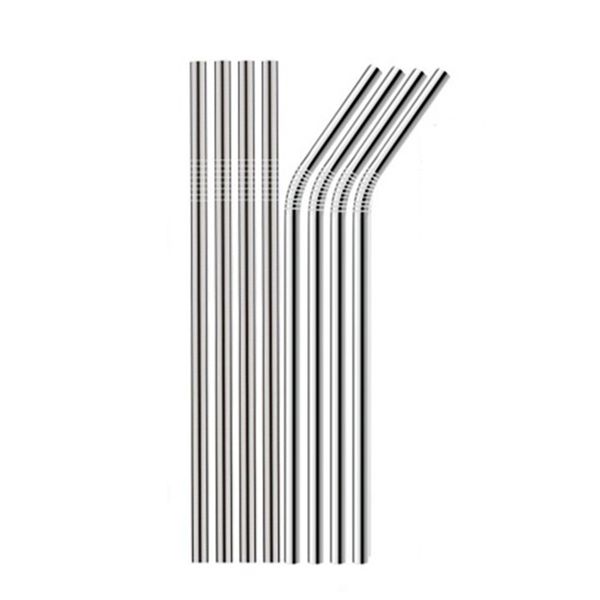 reusable drinking straws eco friendly 304 stainless steel metal straw kitchen dining bar accessories dhl 200pcs/lot
reusable drinking straws eco friendly 304 stainless steel metal straw kitchen dining bar accessories dhl 200pcs/lot