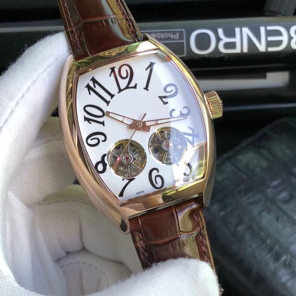 новые двойной tourbillons тонно дизайнер мужчины качество часы механизм с автоподзаводом 45 мм корпус из нержавеющей стали кожаный ремешок р, Slivery;brown
новые двойной tourbillons тонно дизайнер мужчины качество часы механизм с автоподзаводом 45 мм корпус из нержавеющей стали кожаный ремешок р, Slivery;brown