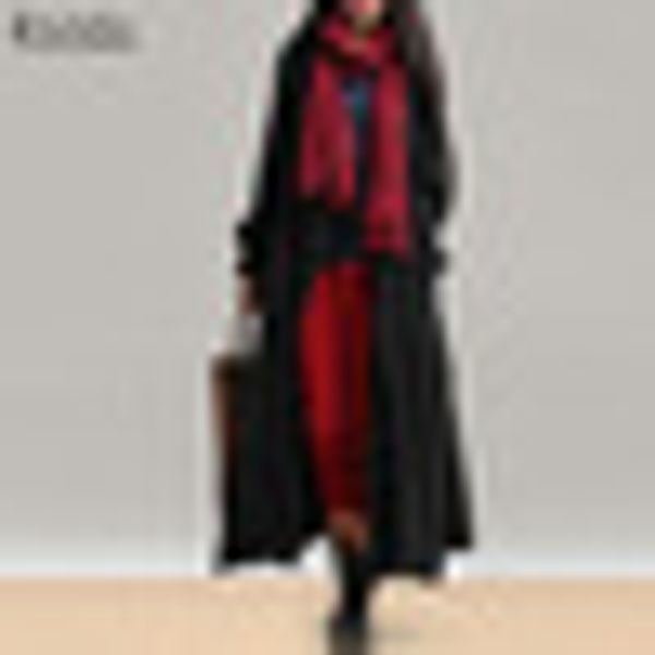 2018 zanzea new women retro cotton linen open front long sleeve autumn loose casual long cardigan coat jacket outwear plus size, Black;brown
2018 zanzea new women retro cotton linen open front long sleeve autumn loose casual long cardigan coat jacket outwear plus size, Black;brown