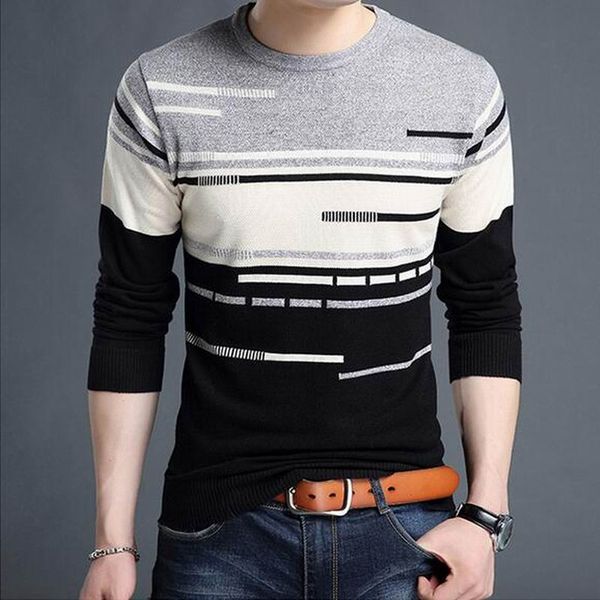 vxo 2018 new arrival spell color sweater men casual long sleeve o-neck pull homme plus size striped shirt mens pullover, White;black
vxo 2018 new arrival spell color sweater men casual long sleeve o-neck pull homme plus size striped shirt mens pullover, White;black