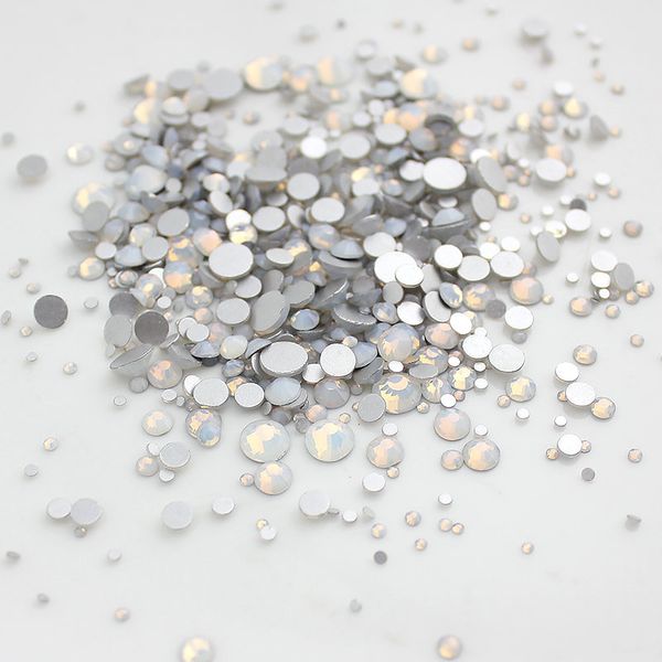 mix sizes white opal 1000pcs nail rhinestones, flat back non ix glier nail stones,diy 3d nail phones decorations supplies, Silver;gold
mix sizes white opal 1000pcs nail rhinestones, flat back non ix glier nail stones,diy 3d nail phones decorations supplies, Silver;gold