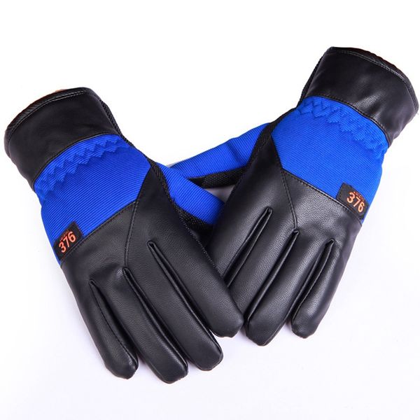 new touch screen pu leather men male winter keep warm gloves outdoor non-slip hiking fishing skiing sports gloves, Black 
new touch screen pu leather men male winter keep warm gloves outdoor non-slip hiking fishing skiing sports gloves, Black