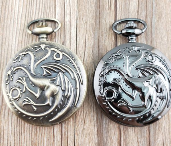 steampunk quartz pocket watch awesome dragon man women necklace pendant clock gift, Slivery;golden
steampunk quartz pocket watch awesome dragon man women necklace pendant clock gift, Slivery;golden