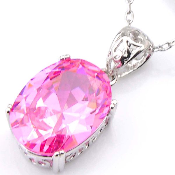 10pcs luckyshine excellent shine oval fire swiss pink z cubic zirconia gemstone silver pendants necklaces for holiday wedding party
10pcs luckyshine excellent shine oval fire swiss pink z cubic zirconia gemstone silver pendants necklaces for holiday wedding party