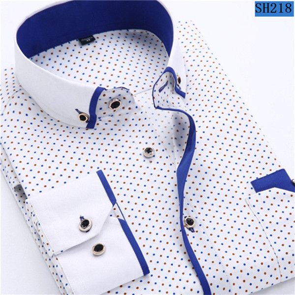 polyester men fashion casual long sleeved printed shirt slim fit male social business dress shirt brand men clothing soft comfortable, White;black
polyester men fashion casual long sleeved printed shirt slim fit male social business dress shirt brand men clothing soft comfortable, White;black