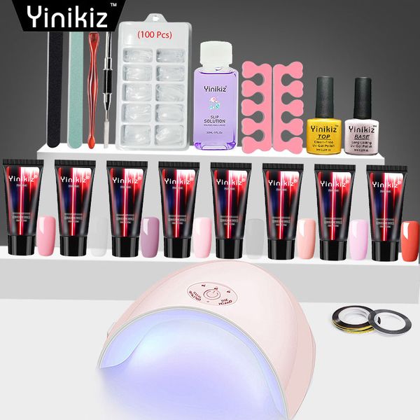 Yinikiz nail poly gel kit 36w uv led nail builder gel fa t dry clear camouflage color acrylic nail art manicure tool
Yinikiz nail poly gel kit 36w uv led nail builder gel fa t dry clear camouflage color acrylic nail art manicure tool
