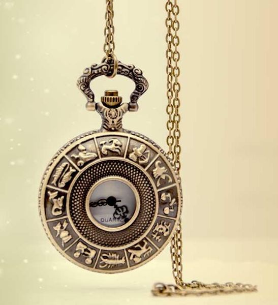 steampunk style constellation zodiac pocket watch pendant necklace, Slivery;golden
steampunk style constellation zodiac pocket watch pendant necklace, Slivery;golden