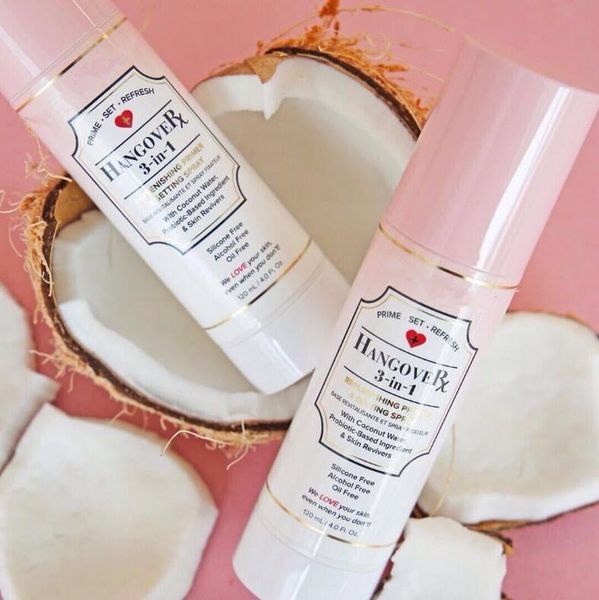 new makeup face hangover rx 3-in-1 replenishing primer & setting spray 4oz coconut 120ml ing
new makeup face hangover rx 3-in-1 replenishing primer & setting spray 4oz coconut 120ml ing