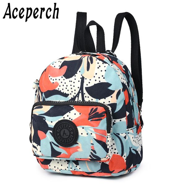 aceperch new floral printing small backpack cute women waterproof nylon mini backpack school bag girls travel rucksack
aceperch new floral printing small backpack cute women waterproof nylon mini backpack school bag girls travel rucksack