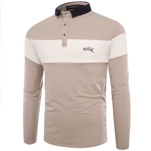 color mens sleeve contrast embroidered bold stripes down fashion turn long collar fit 2018 shirts slim s shirts hcnrr, Black 
color mens sleeve contrast embroidered bold stripes down fashion turn long collar fit 2018 shirts slim s shirts hcnrr, Black