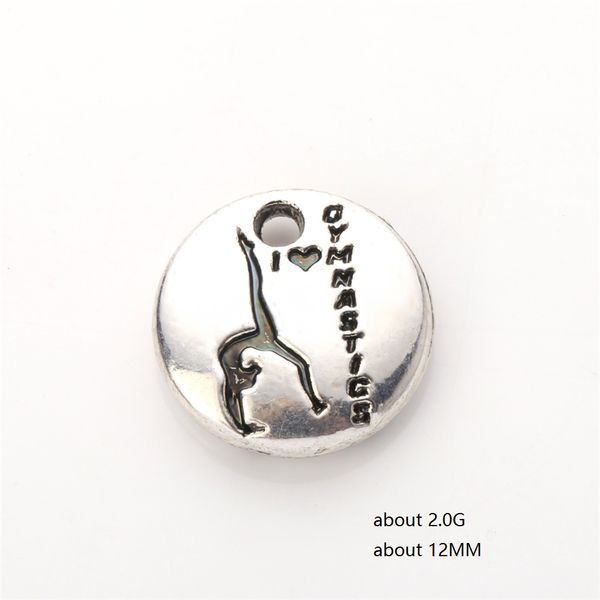 2021 round disc sport charms fitness gymnastic charm i love gymnastic heart jewelry pendants, Bronze;silver
2021 round disc sport charms fitness gymnastic charm i love gymnastic heart jewelry pendants, Bronze;silver