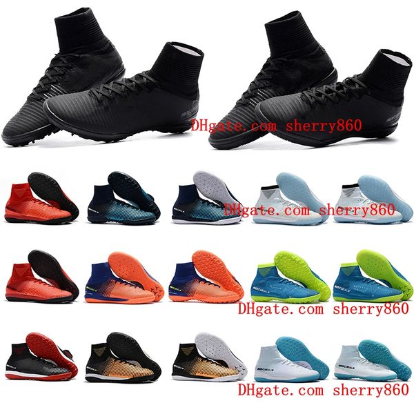 

2018 дешевые мужские cr7 футбольные бутсы Mercurial Superfly V TF IC крытые футбольные бутсы cristi