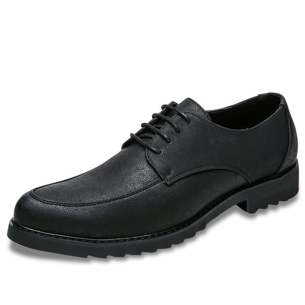 2018 new autumn fashion business male shoes casual quality oxfords lace-up footwear designer men dress shoes, Black
2018 new autumn fashion business male shoes casual quality oxfords lace-up footwear designer men dress shoes, Black