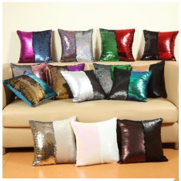 double-color sequinned pillow case paillette pillow cover sofa pillow sham typ 001 
double-color sequinned pillow case paillette pillow cover sofa pillow sham typ 001