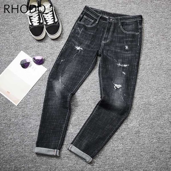 new men's fashion classic retro gray stretch denim pants ripped slim fit straight jeans 28-36, Blue
new men's fashion classic retro gray stretch denim pants ripped slim fit straight jeans 28-36, Blue
