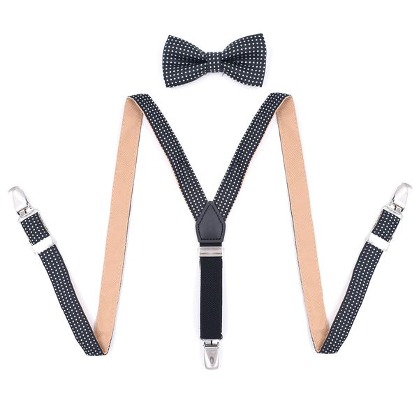 new child suspenders bowtie sets leather braces for pants boy girls suspender set non-elastic wedding suspenders 2.0*70cm 6color, Black;white
new child suspenders bowtie sets leather braces for pants boy girls suspender set non-elastic wedding suspenders 2.0*70cm 6color, Black;white