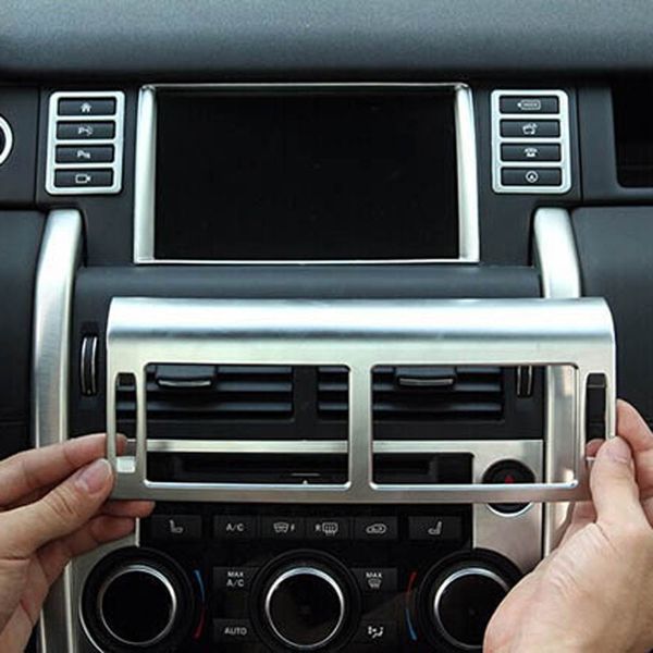 front dashboad console air conditoner outle vents decorative trim cover sticker for land rover discovery sport interior accessories
front dashboad console air conditoner outle vents decorative trim cover sticker for land rover discovery sport interior accessories