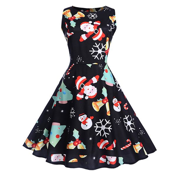 zan.style christmas vintage santa claus printed pin up dress o neck high waist a line dress party wear retro elegant dresses 2xl, White;black
zan.style christmas vintage santa claus printed pin up dress o neck high waist a line dress party wear retro elegant dresses 2xl, White;black