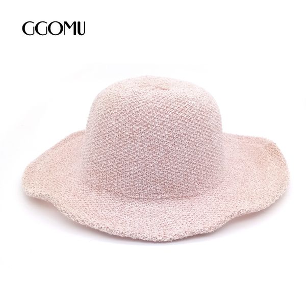 ggomu spring autumn solid color fedora hat for women wide brim foldable summer sun hat elegant lady's fashion headwear zlh-154, Blue;gray
ggomu spring autumn solid color fedora hat for women wide brim foldable summer sun hat elegant lady's fashion headwear zlh-154, Blue;gray