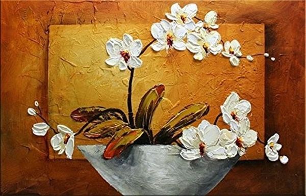large modern home decoration wall art picture hand-painted knife floral paintings handmade white flower oil painting on canvas
large modern home decoration wall art picture hand-painted knife floral paintings handmade white flower oil painting on canvas