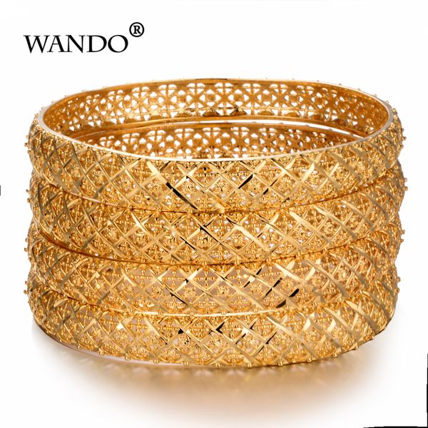 wando 4pcs/lot luxury ethiopian bangles for women gold color dubai silent bangle wedding jewelry wedding bracelets gifts b27, Black
wando 4pcs/lot luxury ethiopian bangles for women gold color dubai silent bangle wedding jewelry wedding bracelets gifts b27, Black