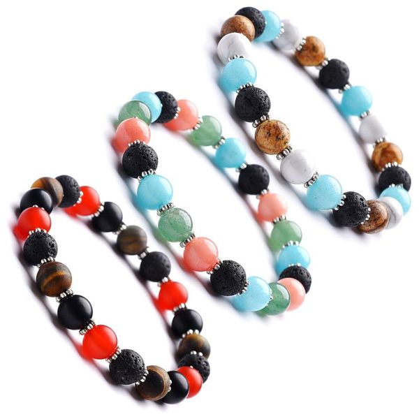 agate turquoise volcanic lava stone beads bracelet rainbow aromatherapy essential oil diffuser bracelet jewelry for women, Black
agate turquoise volcanic lava stone beads bracelet rainbow aromatherapy essential oil diffuser bracelet jewelry for women, Black