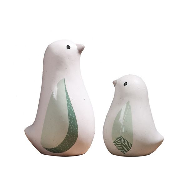 cute ceramic bird figurine home decor crafts modern animal statues birds family ornaments for garden wedding office green
cute ceramic bird figurine home decor crafts modern animal statues birds family ornaments for garden wedding office green
