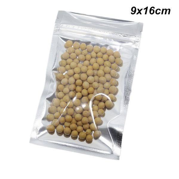 9x16cm 100pcs clear/ silver aluminum foil zipper lock packaging bag mylar foil retail storage pouches for sample heat seal sample packets
9x16cm 100pcs clear/ silver aluminum foil zipper lock packaging bag mylar foil retail storage pouches for sample heat seal sample packets
