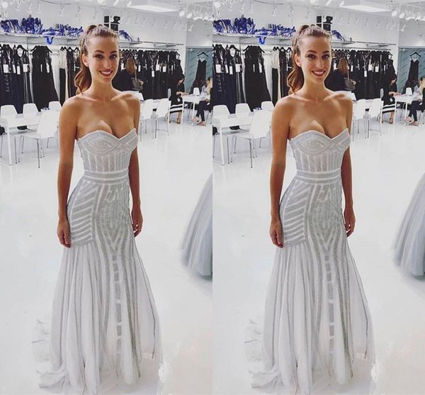 2018 sparkle white silver evening dresses sweetheart crystal tulle floor length bling mermaid prom dresses formal evening dresses, Black;red
2018 sparkle white silver evening dresses sweetheart crystal tulle floor length bling mermaid prom dresses formal evening dresses, Black;red