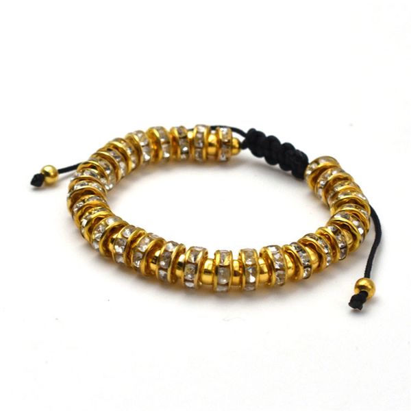 unique specialized jewelry crystal bead wedding bracelet gold european style adjutable bracelet, Black
unique specialized jewelry crystal bead wedding bracelet gold european style adjutable bracelet, Black