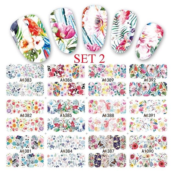 fashion 24 sheets flower leaves printed diy nail art sticker manicure decor decal tool, Black
fashion 24 sheets flower leaves printed diy nail art sticker manicure decor decal tool, Black