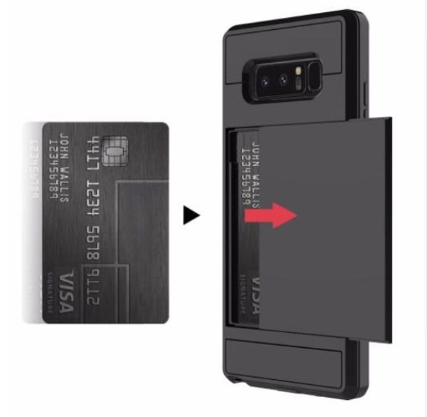 slide card slot holder phone case for samsung galaxy s8 s9 plus s7 s6 edge note 8 9 hybrid plastic tpu silicone back cases cover
slide card slot holder phone case for samsung galaxy s8 s9 plus s7 s6 edge note 8 9 hybrid plastic tpu silicone back cases cover