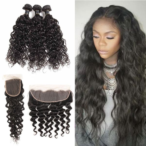 brazilian malaysian indian straight body wave human hair weaves 3 bundles with closure deep water wave 3 bundles with frontal hair wefts, Black
brazilian malaysian indian straight body wave human hair weaves 3 bundles with closure deep water wave 3 bundles with frontal hair wefts, Black