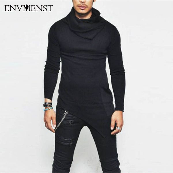 spandex envmenst fashion brand turtle neck street t shirt men hip hop long sleeves asymmetry designed men 's tees us size 5xl, White;black
spandex envmenst fashion brand turtle neck street t shirt men hip hop long sleeves asymmetry designed men 's tees us size 5xl, White;black