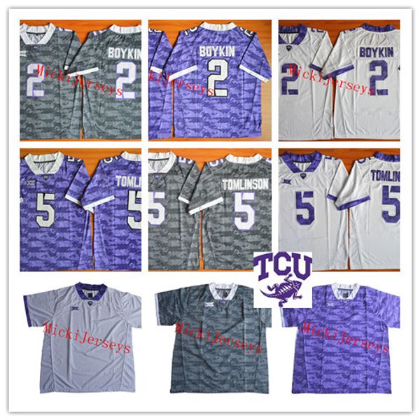 Mens NCAA TCU Horned Frogs LaDainian Tomlinson College Football Jersey Stitched white purple #2 Trevone Boykin TCU Horned Frogs Jersey S-3XL
Mens NCAA TCU Horned Frogs LaDainian Tomlinson College Football Jersey Stitched white purple #2 Trevone Boykin TCU Horned Frogs Jersey S-3XL
