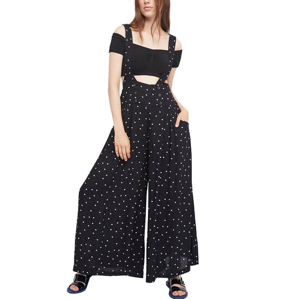 nymph long black rompers womens jumpsuit 2018 summer straps dot print wide leg pants high waist jumpsuit wide leg overalls, Black;white
nymph long black rompers womens jumpsuit 2018 summer straps dot print wide leg pants high waist jumpsuit wide leg overalls, Black;white