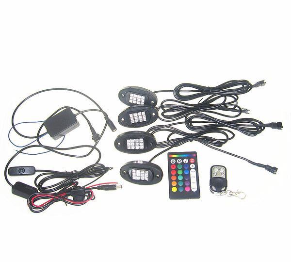 underbody led rock light kit dual remote control 4 pods music active brake automatic lights function
underbody led rock light kit dual remote control 4 pods music active brake automatic lights function