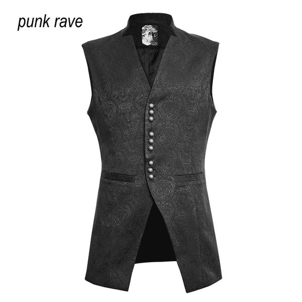 punk rave mens damask waistcoat vest jacket victorian steampunk gothic vintage, Black;white
punk rave mens damask waistcoat vest jacket victorian steampunk gothic vintage, Black;white
