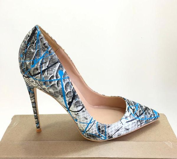 women lady woman 2019 new fashion python snake leather poined toes wedding heels stiletto high heels shoes pumps 12cm 120mm, Black
women lady woman 2019 new fashion python snake leather poined toes wedding heels stiletto high heels shoes pumps 12cm 120mm, Black