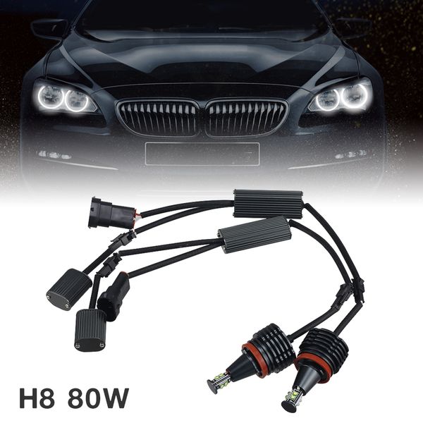 2pcs Всего 80W H8 CREE LED Angel Eyes СИД автомобиля Halo Кольцо Marker лампы свет 6500K белый для BMW E90 E
2pcs Всего 80W H8 CREE LED Angel Eyes СИД автомобиля Halo Кольцо Marker лампы свет 6500K белый для BMW E90 E