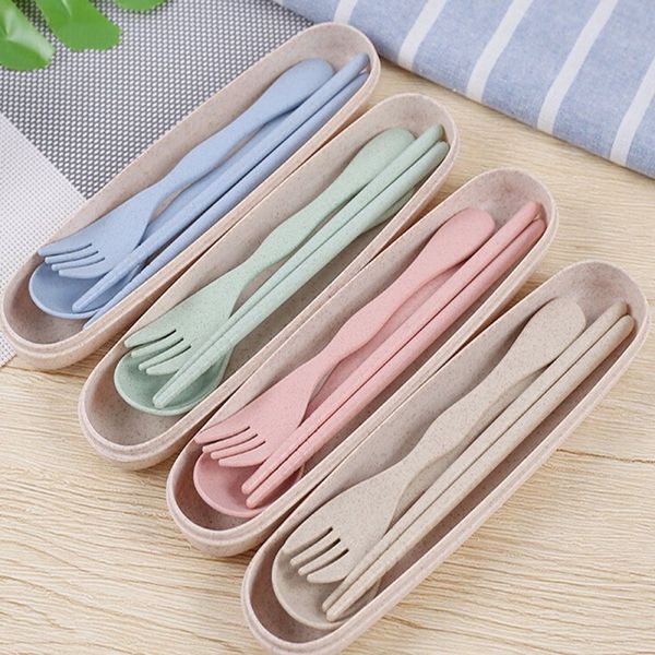 balleen shiny portable wheat straw tableware cutlery set three piece for children travel cutlery kit gift dinnerware set
balleen shiny portable wheat straw tableware cutlery set three piece for children travel cutlery kit gift dinnerware set
