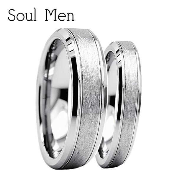 soul men his & her's silver color tungsten carbide wedding engagement band classy couple rings set 6mm for men 4mm for women
soul men his & her's silver color tungsten carbide wedding engagement band classy couple rings set 6mm for men 4mm for women