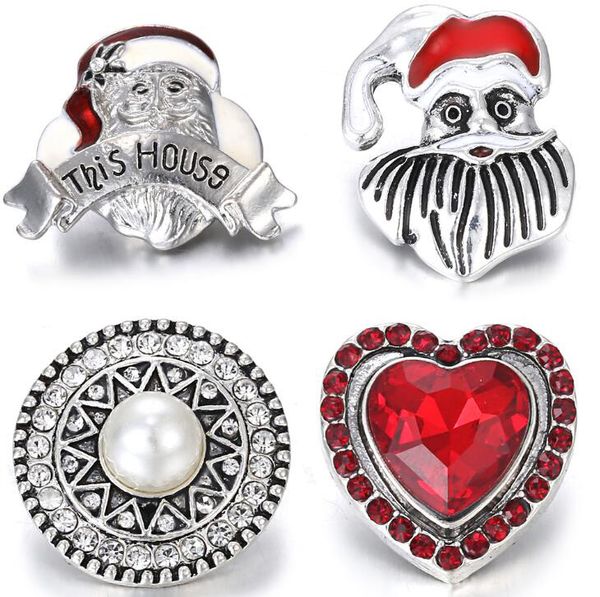 10pcs new snap jewelry crystal santa claus love heart 18mm metal snap button fit leather silver snap bracelet christmas gift, Bronze;silver
10pcs new snap jewelry crystal santa claus love heart 18mm metal snap button fit leather silver snap bracelet christmas gift, Bronze;silver