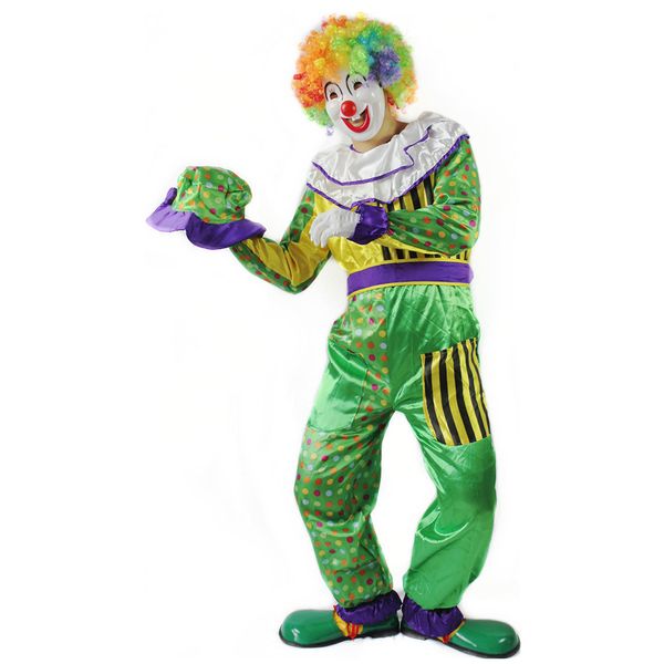 halloween clown costume mask hat wig shoes magician jumpsuit joker costume mask fancy dress for carnival party performance, Black;red
halloween clown costume mask hat wig shoes magician jumpsuit joker costume mask fancy dress for carnival party performance, Black;red