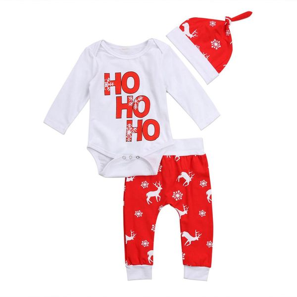 3pcs pudcoco christmas newborn infant baby boy girl snowflake romper pants outfit set clothes, White
3pcs pudcoco christmas newborn infant baby boy girl snowflake romper pants outfit set clothes, White