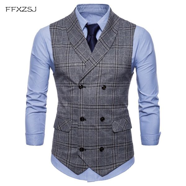 men suit vest 2018 double breasted waistcoat slim fit gilet men business wedding colete masculino social blazer plus size 4xl, Black;white
men suit vest 2018 double breasted waistcoat slim fit gilet men business wedding colete masculino social blazer plus size 4xl, Black;white