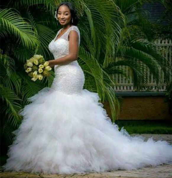v neck wedding dresses 2018 beaded mermaid wedding dresses court train bridal gowns custom made, White
v neck wedding dresses 2018 beaded mermaid wedding dresses court train bridal gowns custom made, White