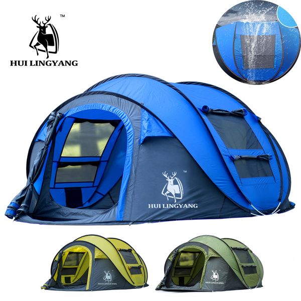 hly large camping tent outdoor 3-4persons automatic speed open throwing up windproof waterproof beach tent big space
hly large camping tent outdoor 3-4persons automatic speed open throwing up windproof waterproof beach tent big space