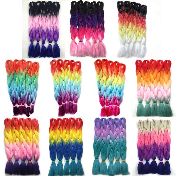 braiding hair ombre high temperature fiber xpression braiding hair 100g 24 inch four tone color synthetic jumbo braiding hair extensions, Black
braiding hair ombre high temperature fiber xpression braiding hair 100g 24 inch four tone color synthetic jumbo braiding hair extensions, Black