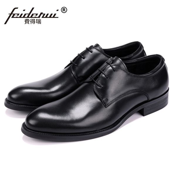 classic genuine leather man wedding party derby shoes basic designer handmade round toe men's formal dress prom footwear js160, Black
classic genuine leather man wedding party derby shoes basic designer handmade round toe men's formal dress prom footwear js160, Black